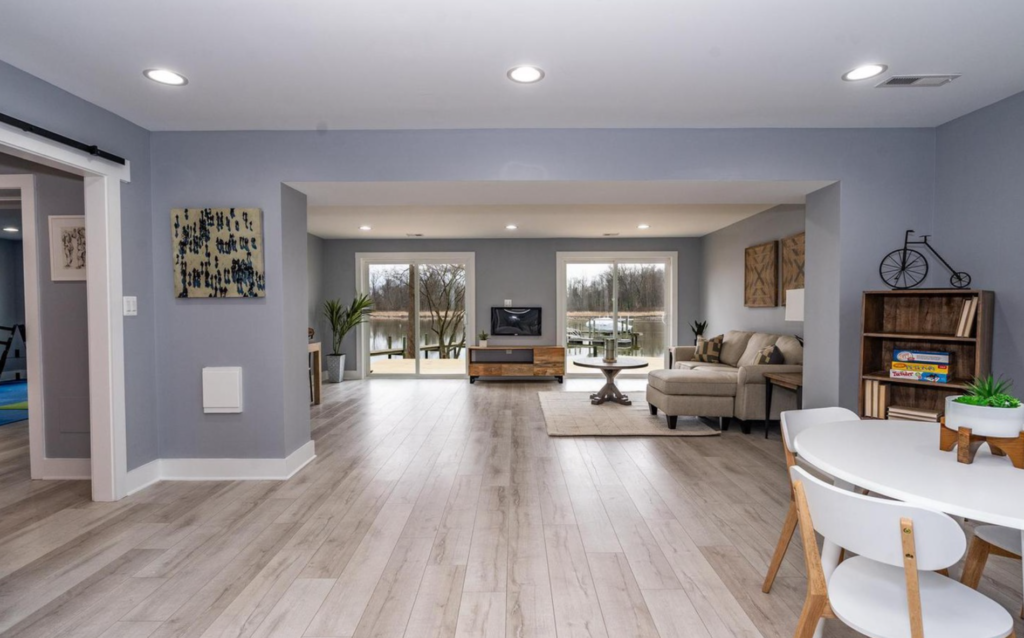 walk out basement remodel