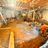 Underpinning and basement digout