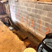 Basement underpinning, Alexandria, VA