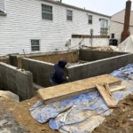 Screenshot New foundation walls, Alexandria, VA