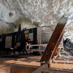 Crawlspace under addition, Del Ray